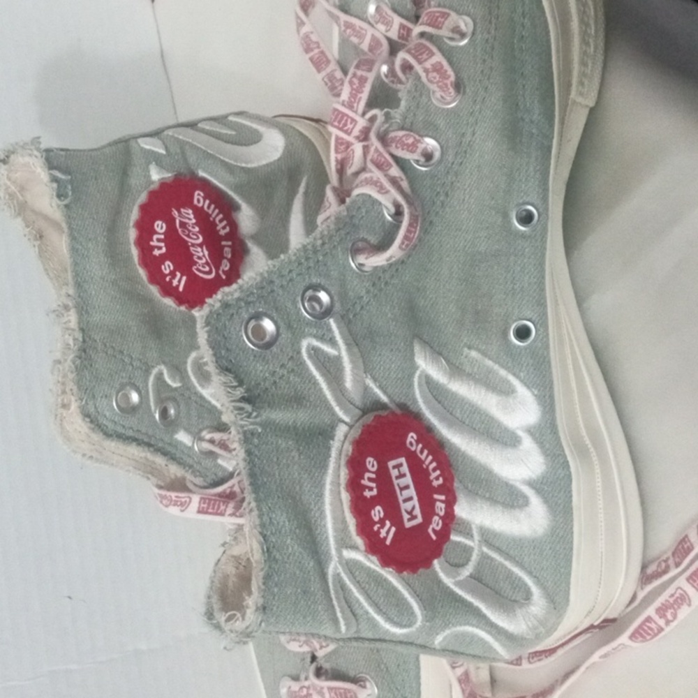 Kith Chuck Taylor Converse Coca Cola Sneakers Unisex Men,S 10 Women,S 12